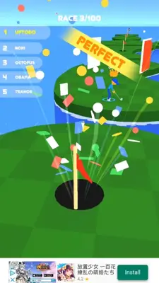 Golf Race android App screenshot 1